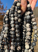 Charger l'image dans la galerie, Perles en jaspe Picasso entre 4 et 12mm