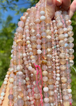 Charger l'image dans la galerie, Perles en agate fleurie entre 4 et 10mm AFU