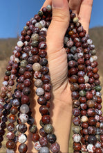 Charger l'image dans la galerie, Perles en agate plume entre 6 et 8mm