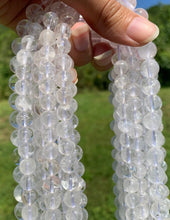 Charger l'image dans la galerie, Perles en cristal de roche très inclus entre 4 et 10mm