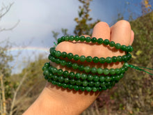Charger l'image dans la galerie, Perles en jade néphrite vert