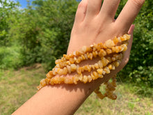 Charger l'image dans la galerie, Perles en aventurine jaune, forme chips