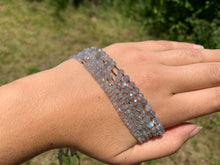 Charger l'image dans la galerie, Perles en labradorite facettée entre 2 et 4mm