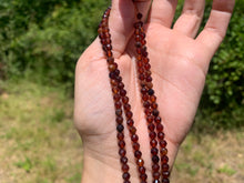 Charger l'image dans la galerie, Perles en grenat hessonite facettées entre 2 et 4mm