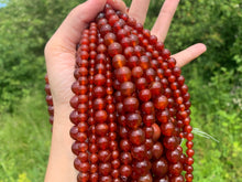 Charger l'image dans la galerie, Perles en cornaline / agate rouge entre 4 et 14mm CAU