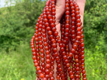 Charger l'image dans la galerie, Perles en cornaline / agate rouge entre 4 et 14mm CAU