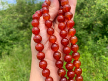 Charger l'image dans la galerie, Perles en cornaline / agate rouge entre 4 et 14mm CAU