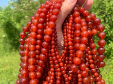 Charger l'image dans la galerie, Perles en cornaline / agate rouge entre 4 et 14mm CAD