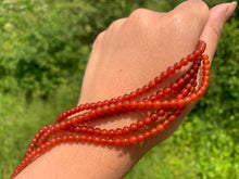 Charger l'image dans la galerie, Perles en cornaline / agate rouge entre 4 et 14mm CAD