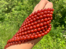 Charger l'image dans la galerie, Perles en cornaline / agate rouge entre 4 et 14mm CAD