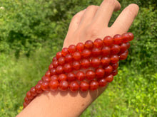 Charger l'image dans la galerie, Perles en cornaline / agate rouge entre 4 et 14mm CAD