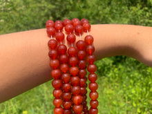Charger l'image dans la galerie, Perles en cornaline / agate rouge entre 4 et 14mm CAD