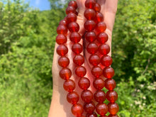 Charger l'image dans la galerie, Perles en cornaline / agate rouge entre 4 et 14mm CAD