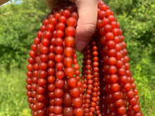 Charger l'image dans la galerie, Perles en cornaline / agate rouge entre 4 et 14mm CAT