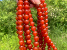 Charger l'image dans la galerie, Perles en cornaline / agate rouge entre 4 et 14mm CAT
