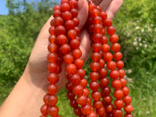 Charger l'image dans la galerie, Perles en cornaline / agate rouge entre 4 et 14mm CAT