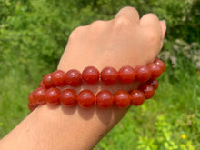 Charger l'image dans la galerie, Perles en cornaline / agate rouge entre 4 et 14mm CAT