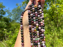Charger l'image dans la galerie, Perles en tourmaline multicolore entre 6 et 8mm