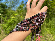 Charger l'image dans la galerie, Perles en tourmaline multicolore entre 6 et 8mm