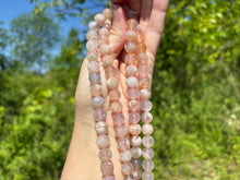 Charger l'image dans la galerie, Perles en agate fleurie entre 6 et 10mm AFD