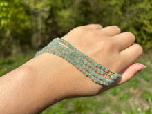 Charger l'image dans la galerie, Perles en aventurine verte facettées entre 2 et 4mm