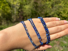 Charger l'image dans la galerie, Perles en lapis-lazuli facettées entre 2 et 4mm