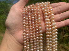 Charger l'image dans la galerie, Perles de culture rose doré