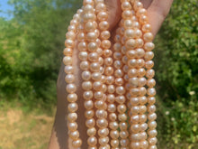 Charger l'image dans la galerie, Perles de culture rose doré