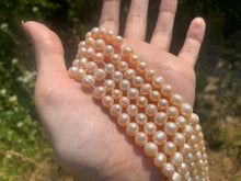 Charger l'image dans la galerie, Perles de culture rose doré