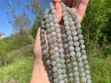 Charger l'image dans la galerie, Perles en labradorite entre 6 et 8mm LD