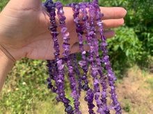 Charger l'image dans la galerie, Perles en améthyste, forme chips