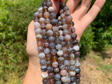 Charger l'image dans la galerie, Perles en agate du Botswana entre 4 et 12mm ABU
