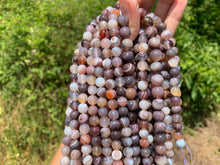 Charger l'image dans la galerie, Perles en agate du Botswana entre 6 et 10mm ABD