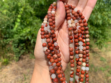 Charger l'image dans la galerie, Perles en jaspe rouge entre 4 et 12mm JRU