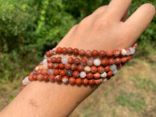 Charger l'image dans la galerie, Perles en jaspe rouge entre 4 et 12mm JRU