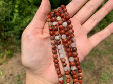 Charger l'image dans la galerie, Perles en jaspe rouge entre 4 et 12mm JRU