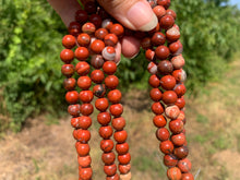 Charger l'image dans la galerie, Perles en jaspe rouge entre 4 et 12mm JRU