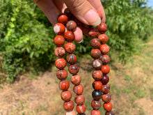 Charger l'image dans la galerie, Perles en jaspe rouge entre 4 et 12mm JRU