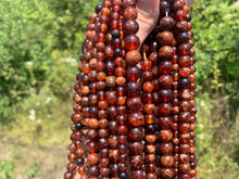 Charger l'image dans la galerie, Perles en grenat hessonite entre 6 et 10mm