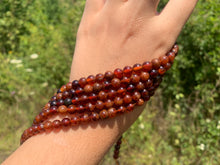 Charger l'image dans la galerie, Perles en grenat hessonite entre 6 et 10mm