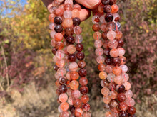 Charger l'image dans la galerie, Perles en quartz hématoïde rouge entre 4 et 12mm