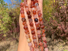 Charger l'image dans la galerie, Perles en quartz hématoïde rouge entre 4 et 12mm