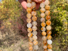 Charger l'image dans la galerie, Perles en quartz hématoïde jaune entre 6 et 10mm