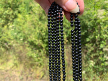 Charger l'image dans la galerie, Perles en spinelle noir entre 4 et 8mm