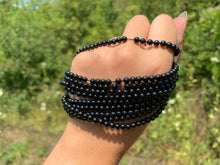 Charger l'image dans la galerie, Perles en spinelle noir entre 4 et 8mm