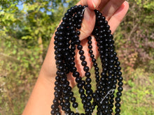Charger l'image dans la galerie, Perles en agate noire entre 4 et 20mm