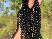 Charger l'image dans la galerie, Perles en agate noire entre 4 et 20mm
