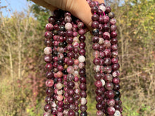 Charger l'image dans la galerie, Perles en tourmaline rubellite entre 6 et 10mm TRD