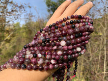 Charger l'image dans la galerie, Perles en tourmaline rubellite entre 6 et 10mm TRD