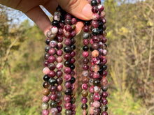Charger l'image dans la galerie, Perles en tourmaline rubellite entre 6 et 10mm TRD